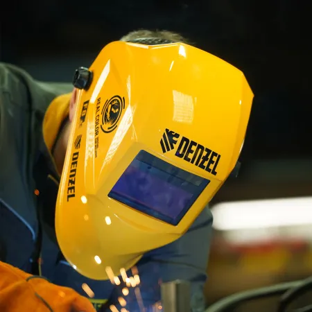 Щиток защитный лицевой DENZEL (маска сварщика) F8, см. окно 100х50, Real Color, DIN4/5-8/9-13