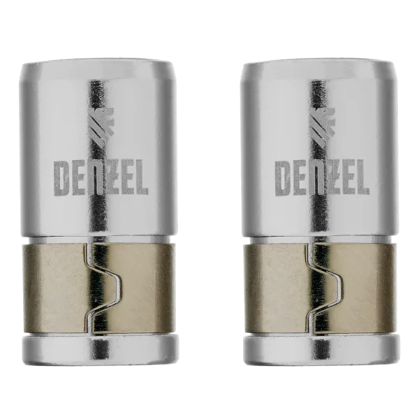 Магнитная насадка для бит DENZEL для круглых бит, 2 шт