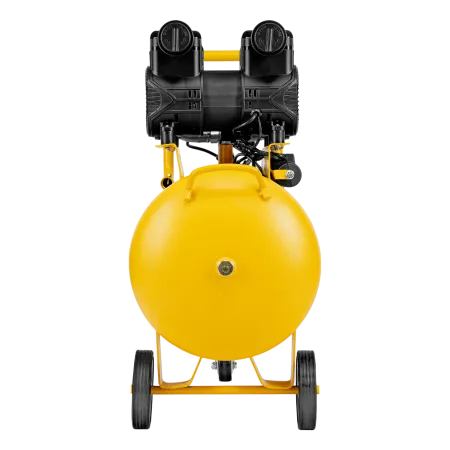 Компрессор безмасл. малошумный DENZEL DLP-3000/100, 3 кВт, 2х1,5 кВт,100 л, 2850 об/мин,500 л/мин