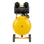 Компрессор безмасл. малошумный DENZEL DLP-3000/100, 3 кВт, 2х1,5 кВт,100 л, 2850 об/мин,500 л/мин