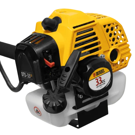 Триммер бензиновый DENZEL DTS-33S, 33 см3, разъемная штанга, состоит из 2 частей