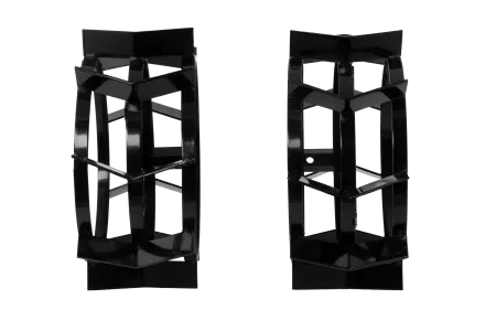 Грунтозацепы DENZEL 380/160 мм, посадка шест. 23 мм, комплект 2 шт
