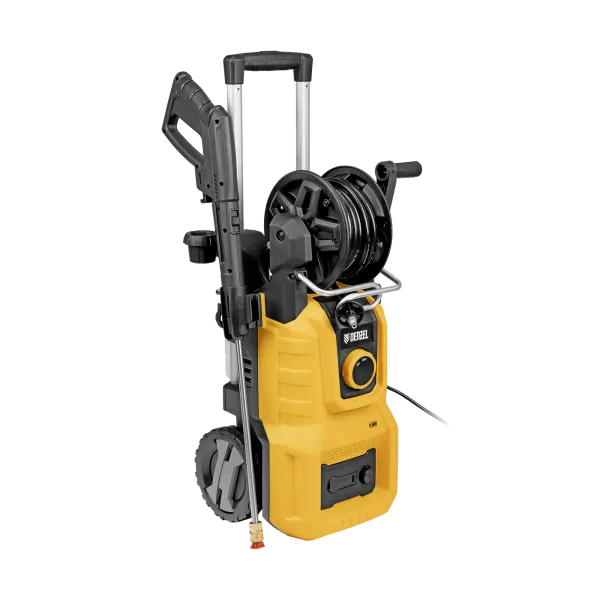 Моечная машина высокого давления DENZEL R-200D, 2400 Вт, 200 бар, 420 л/ч, с барабаном