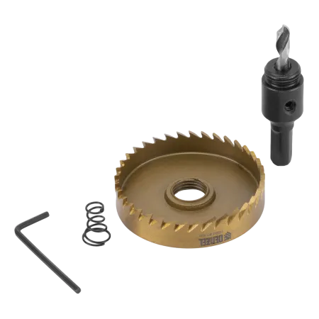 Коронка по металлу DENZEL 724120, 63 мм, HSS, нитридтитановое покрытие