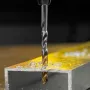 Сверло спиральное по металлу DENZEL 5,5 x 93 мм, Р6М5, Golden Tip