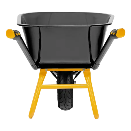 Тачка строительная DENZEL усиленная объем 120 л, 220 кг, колесо 16х4.00-8