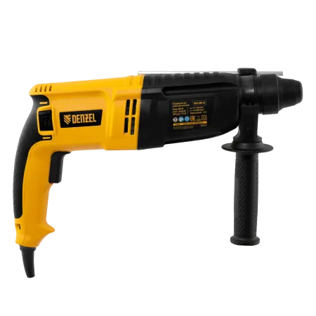 Перфоратор электрический DENZEL RHH-800-26, SDS-plus, 800 Вт, 3 Дж, 3 плюс 1 реж.