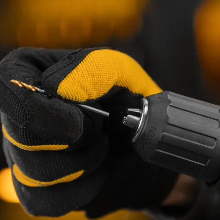 Сверло спиральное по металлу DENZEL 2,5 x 57 мм, Р6М5, Golden Tip, 2шт.