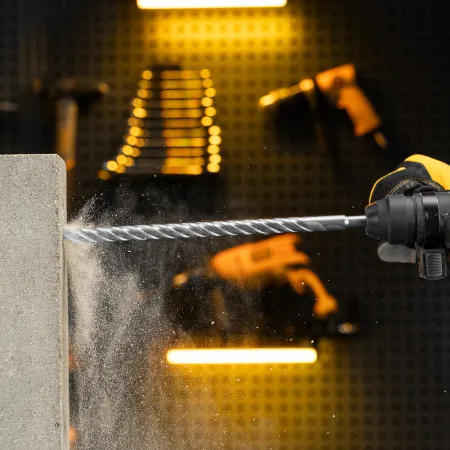 Бур по бетону DENZEL, цельная крестовая пластина, 14x315 мм, SDS PLUS