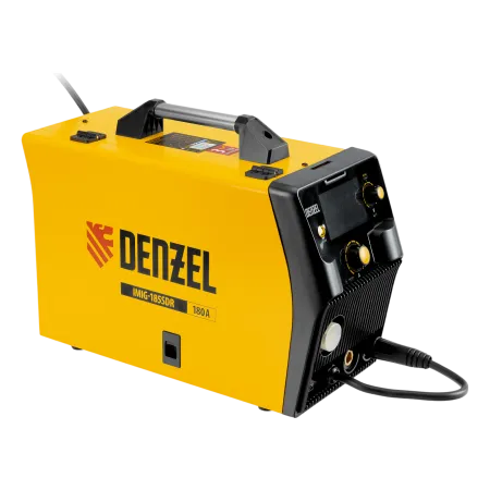 Аппарат инвертор DENZEL. полуавтомат. cварки IMIG-185SDR, 180 А, ПВ 60%, катушка 5 кг
