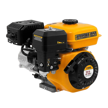 Двигатель бензиновый RX-17K, 7 л.с., 212 см3, горизонтальный вал шпонка 19 мм Denzel