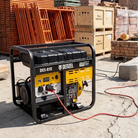 Генератор дизельный DENZEL DES-85E, 8,5 кВт, 230 В, 16 л, электростартер