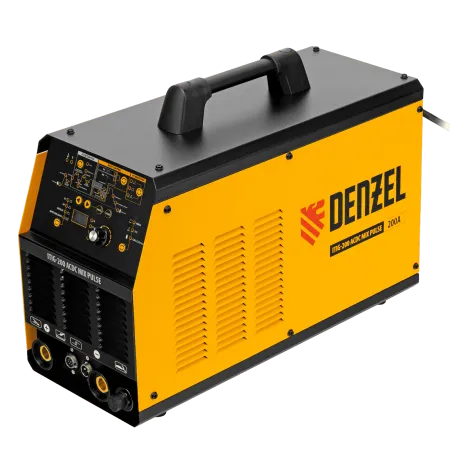 Аппарат инвертор. аргонодуговой сварки DENZEL ITIG-200 ACDC Mix Pulse, 200 А, ПВ 60%