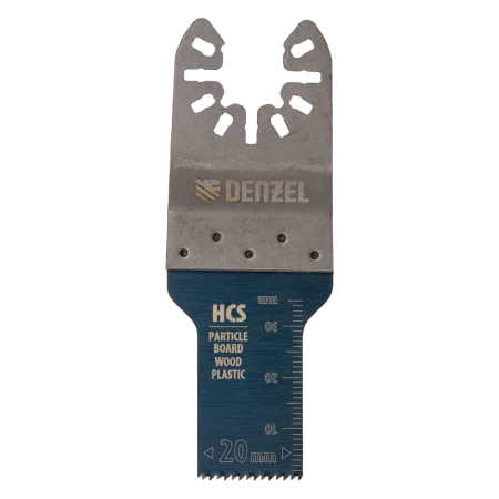 Насадка для МФИ DENZEL 782309 режущая пазовая прямая, HCS, по дереву, 20 х 1.4 мм