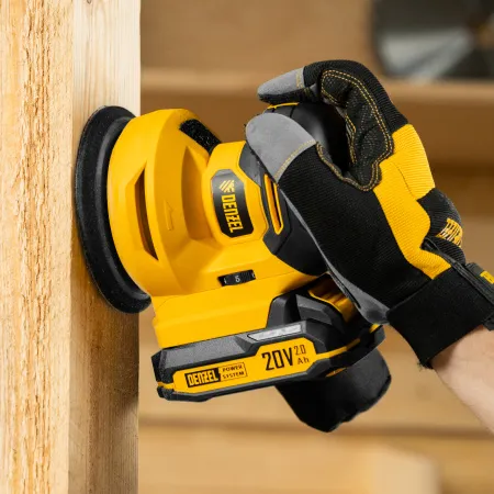 Машина шлифовальная эксцентриковая аккумуляторная DENZEL CROSH-20-125, Li-Ion, 20 В