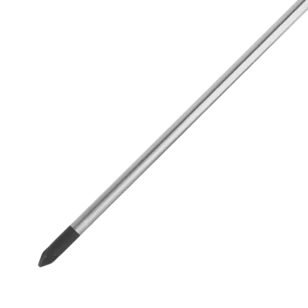 Отвертка DENZEL PZ0x75 мм, CrV, трехкомпонентная рукоятка