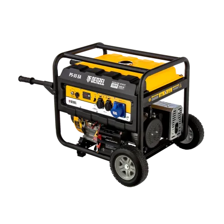 Генератор бензиновый DENZEL PS 55 EA, 5.5 кВт, 230 В, 25 л, электростартер