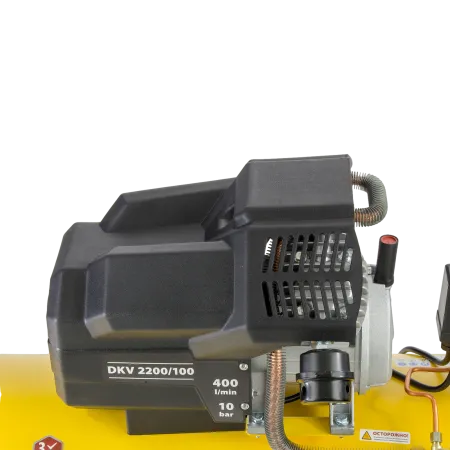 Компрессор воздушный DENZEL X-PRO DKV2200/100, 2.2 кВт, 400 л/мин, 100 л