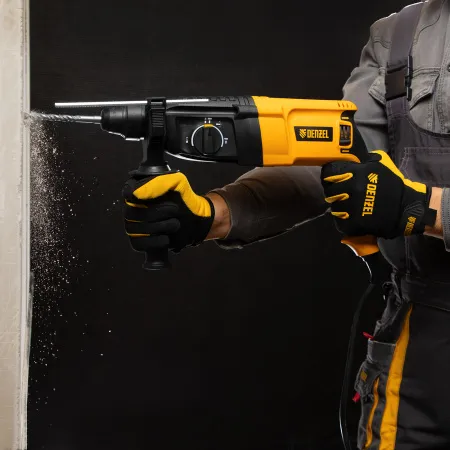 Перфоратор электрический DENZEL RHH-800-26, SDS-plus, 800 Вт, 3 Дж, 3 плюс 1 реж.