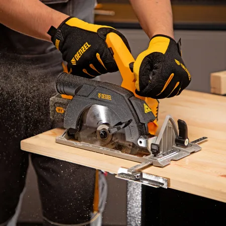 Пила циркулярная аккумуляторная бесщет. DENZEL CCS-165, 18В Li-Ion