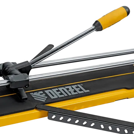 Плиткорез DENZEL 600х14мм, цельнометал. напр., каретка на подш., стальная станина, рукоятка-пенал