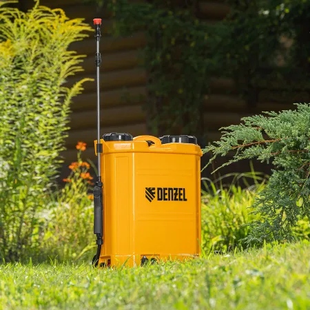 Опрыскиватель ранцевый аккумуляторный DENZEL D-16LA, 16 л, 12 В, 8 Ач