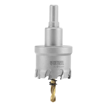 Коронка по металлу DENZEL 724013, 41 мм, твердосплавная