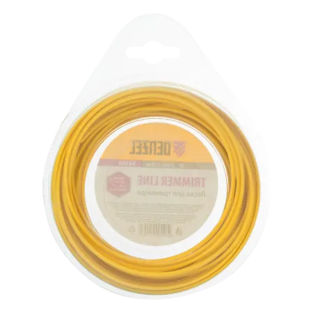 Леска для триммера DENZEL 96163, 2 мм x 15 м, треугольная