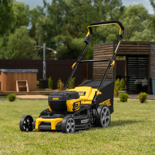 Газонокосилка аккумуляторная бесщет. DENZEL DLM-460, 460 мм, травосб. 65 л., Li-Ion, 40 В