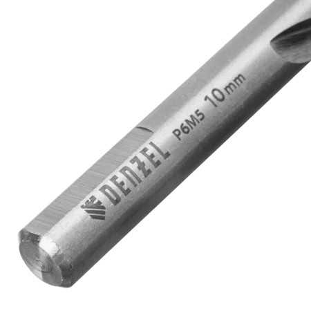 Набор сверл по металлу DENZEL, 1-10 мм, Р6М5-TiN, Golden Tip, 19 шт