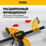 Струбцина DENZEL F-образная, быстрозажимная, 300 х 55 мм, усиленный нейлоновый корпус