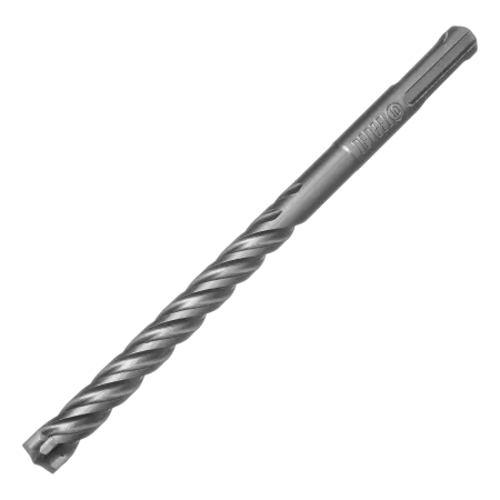 Бур по бетону DENZEL, цельная крестовая пластина, 10x165 мм, SDS PLUS