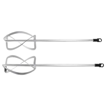 Комплект насадок для строительного миксера DENZEL 2шт., 220х560 мм, оцинкованные, хвостовик HEX13