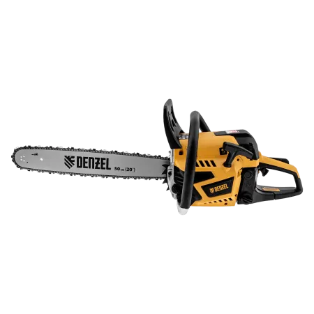 Пила цепная бензиновая DENZEL DS-5820, шина 50 см, 58 см3, 3.6 л.с, шаг 0,325, 76 звеньев