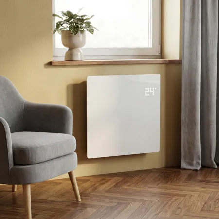 Конвектор электрический DENZEL OptiPrime-1000, Wi-Fi, тачскрин, цифровой термостат, 1000 Вт