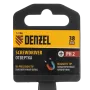 Отвертка DENZEL PH2х38 мм, CrV, трехкомпонентная рукоятка