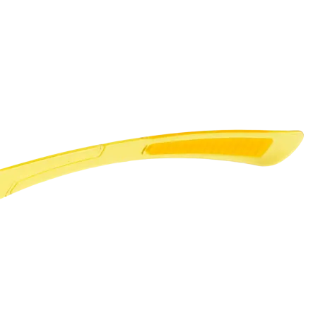 Очки защитные DENZEL открытые, поликарбонатные, желтая линза