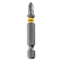 Бита DENZEL PH2х50, сталь S2, 10 шт., Е 6,3, шестигранный профиль, отрывная упаковка