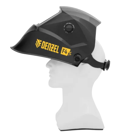 Щиток защитный лицевой DENZEL (маска сварщика) F4, см. окно 90х35, DIN4/9-13