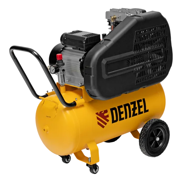 Компрессор воздушный DENZEL рем. привод BCI 2100/50, 2,1 кВт, 50 литров, 400 л/мин