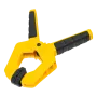 Струбцина клещеобразная DENZEL усиленная 65 х 50 мм, двухкомпонентные рукоятки