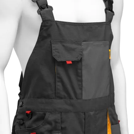 Полукомбинезон профессиональный рабочий DENZEL 65% полиэстер 35% хлопок, XL