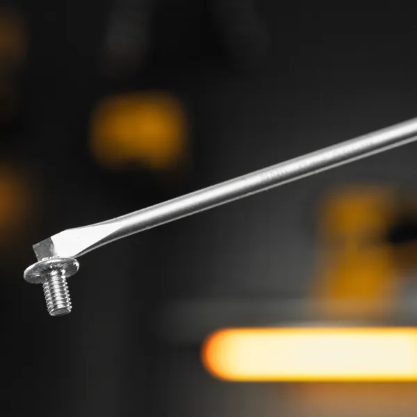 Отвертка DENZEL SL5x150 мм, S2, 3к рукоятка