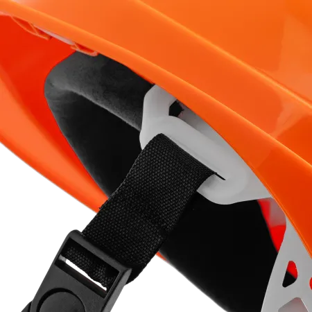 Каска защитная ударопрочная DENZEL ABS/PC, плавная регулировка, модель «Форвард» (К-05), оранж.