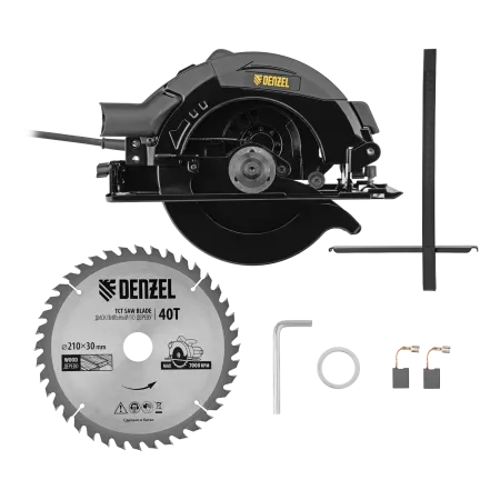 Пила циркулярная DENZEL CSD-210, 1800 Вт, 210 мм