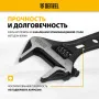 Ключ разводной DENZEL 115 мм, CrV, кованый, укороченная рукоятка