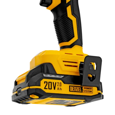 Дрель-шуруповерт аккумуляторная ударная бесщет. DENZEL CIDH-BL-20, Li-Ion, 20 В