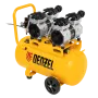 Компрессор безмасляный, малошумный DENZEL DLS 1500/50, 1500 ВТ, 2x750, 50 л, 260 л/мин