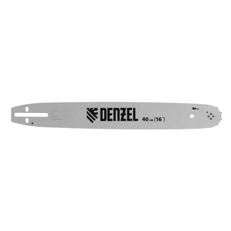 Шина для бензопилы DENZEL DGS-4516P, длина 40 см (16"), шаг 0,325", паз 1,5 мм, 64 звена