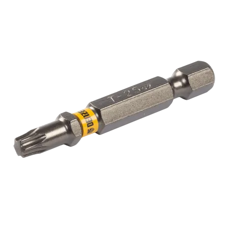 Бита DENZEL TX 25х50, сталь S2, шестигранный профиль, 10 шт. Е 6,3